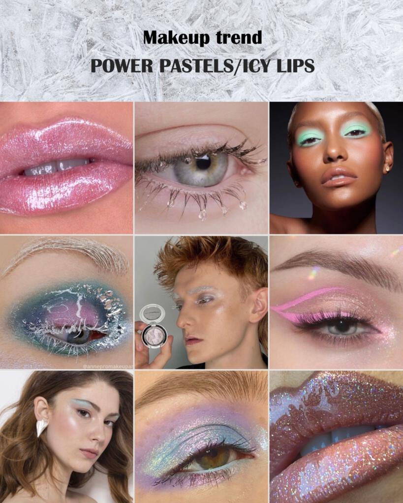power pastels icy lips trend